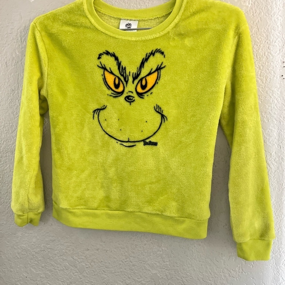 The Grinch Green Sweater size 12 for kids